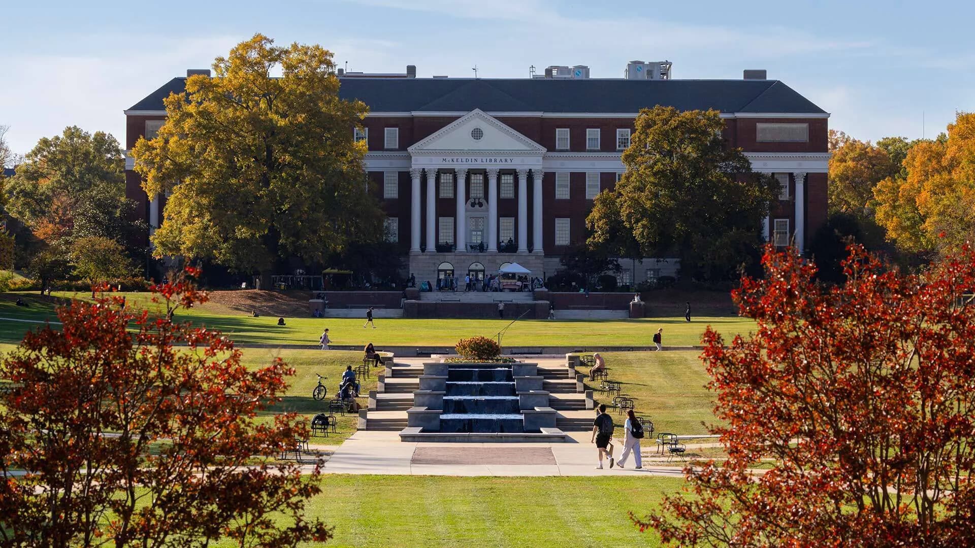 McKeldin Library at the University of Maryland, College Park